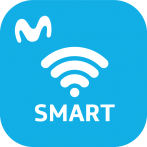 Logo de Smart WiFi Movistar Fibra